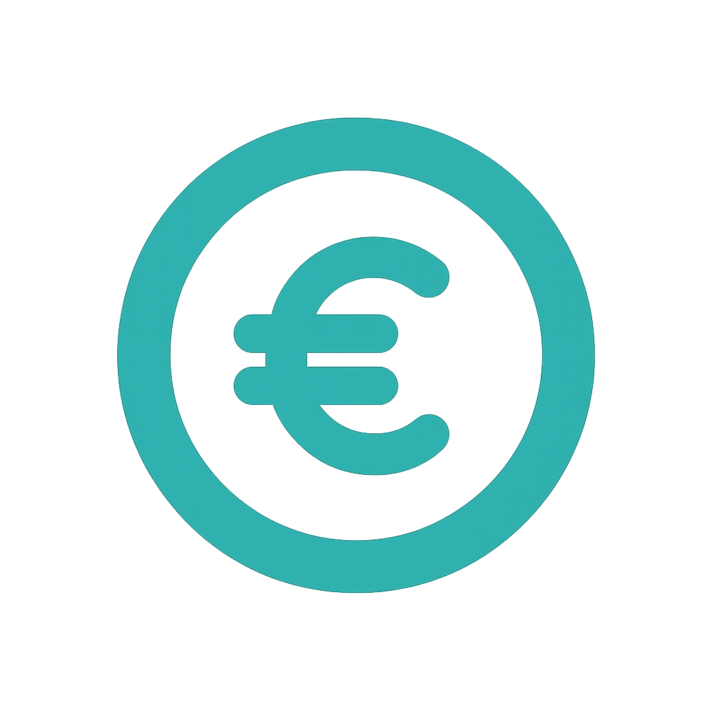 Icône finance et marge